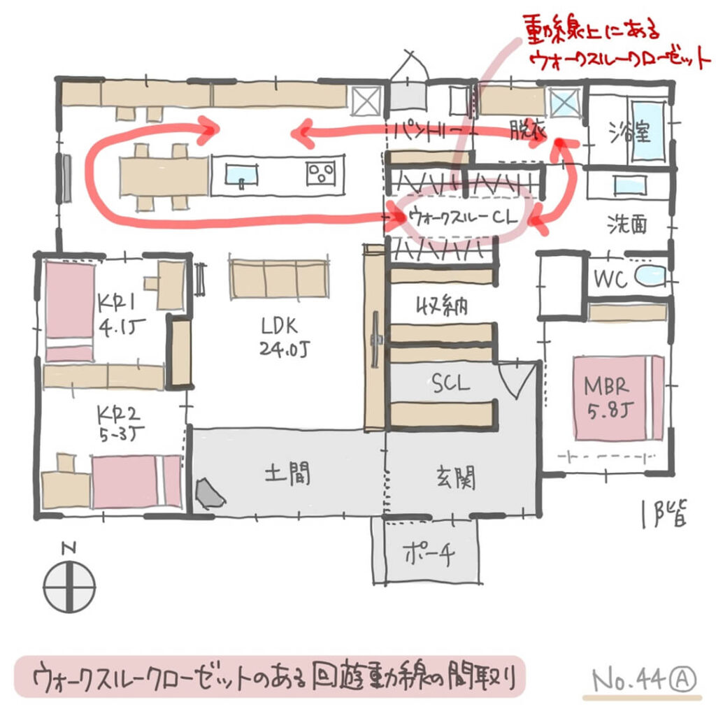 平屋の平面図